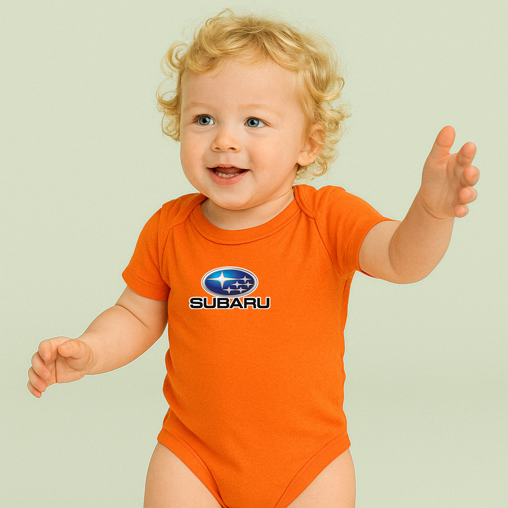 Subaru Car Baby Romper Onesie